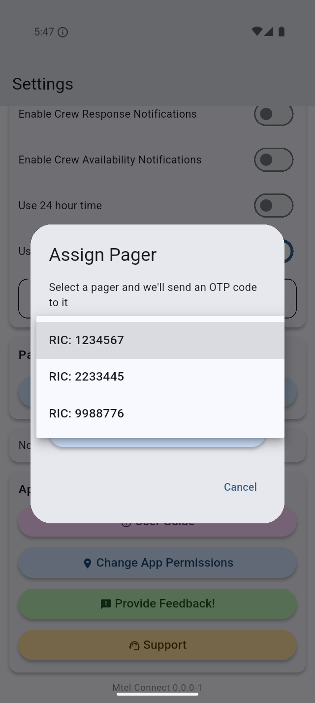 Choosing a RIC code